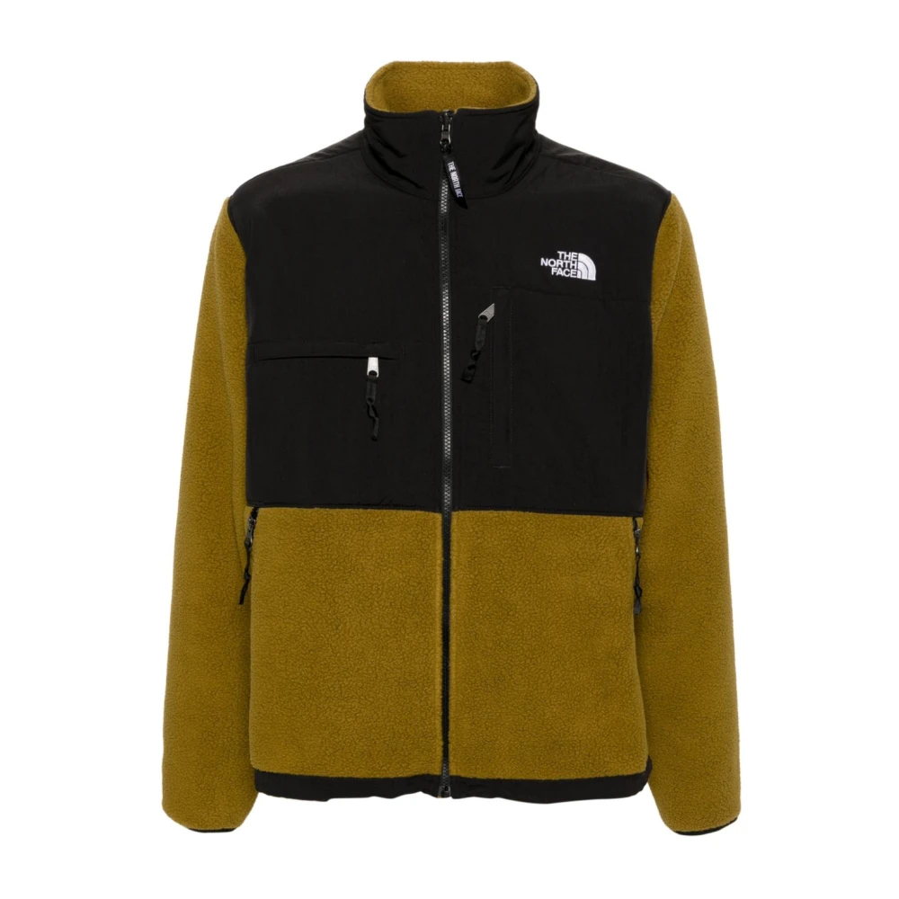 The North Face Groene Fleece Panel Zip Sweater Green Heren