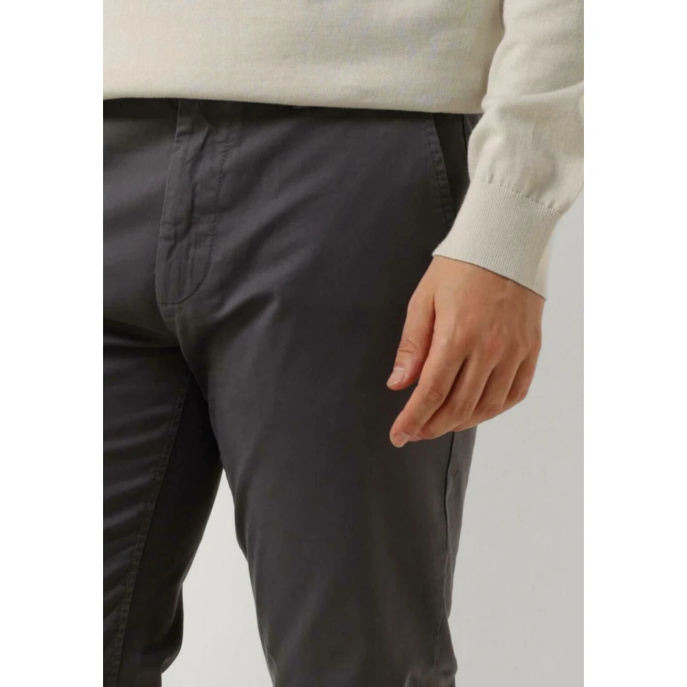 Boss Orange Zand Chino Slim Broek Beige Heren