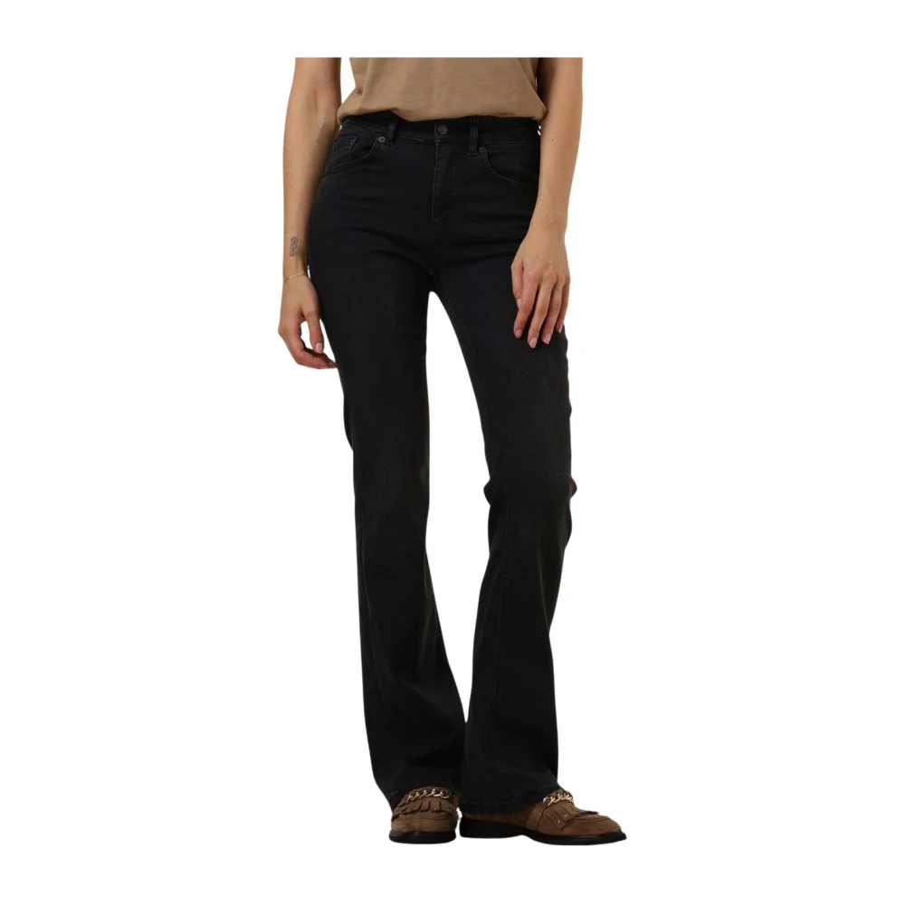 Drykorn Flared Jeans voor Vrouwen Black Dames