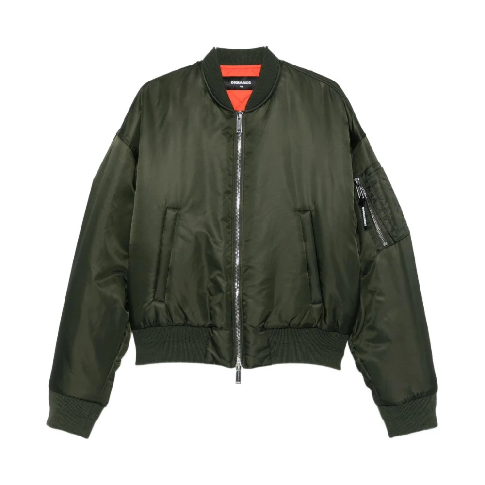 Dsquared2 Grön Jacka Ytterkläder Aw25