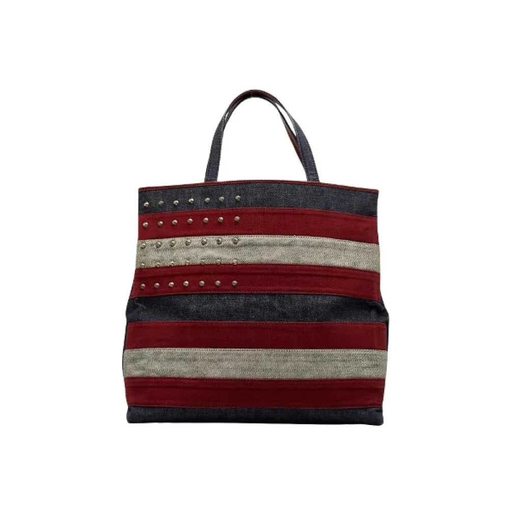 Burberry Vintage Pre-owned Cotton totes Multicolor Dames