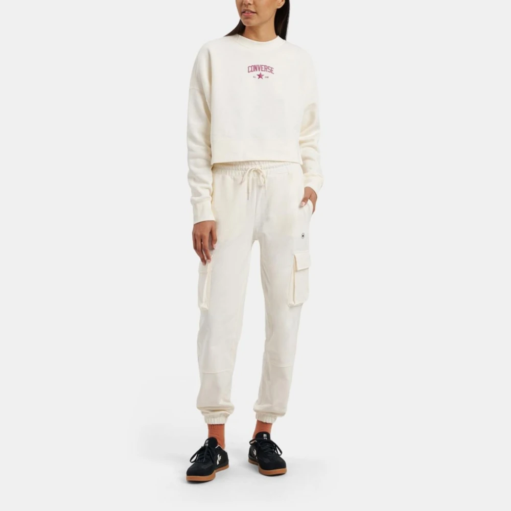 Converse Cargo Jogger Broek White Dames
