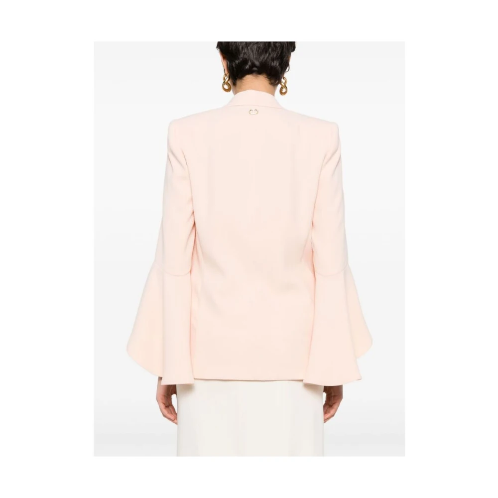 Twinset Cupcake Roze Jas met Flounce Mouwen Pink Dames