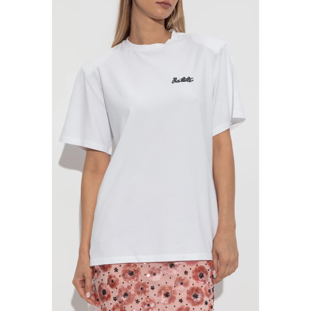 Rotate Birger Christensen Logo top White Dames