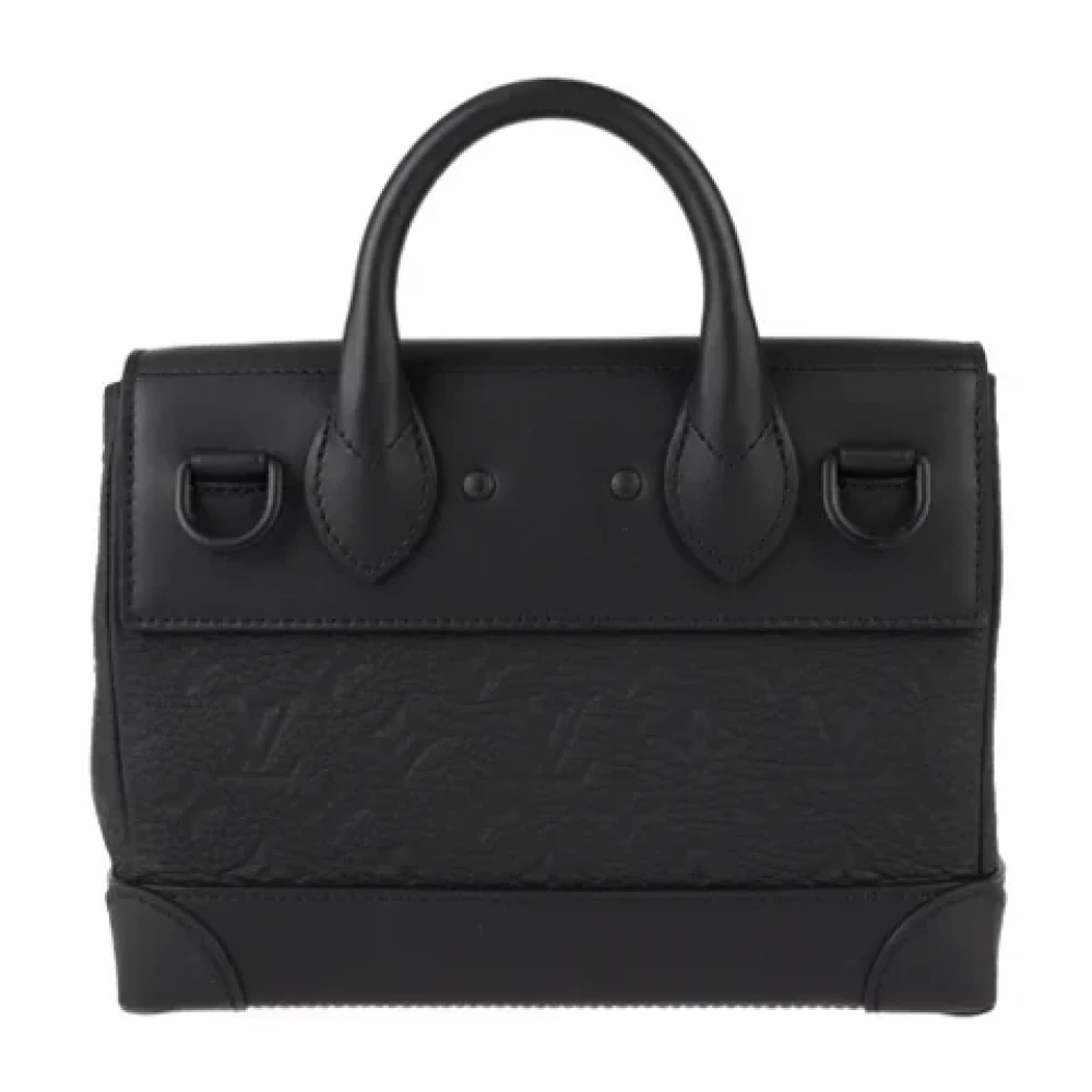 Louis Vuitton Vintage Pre-owned Leather handbags Black Dames