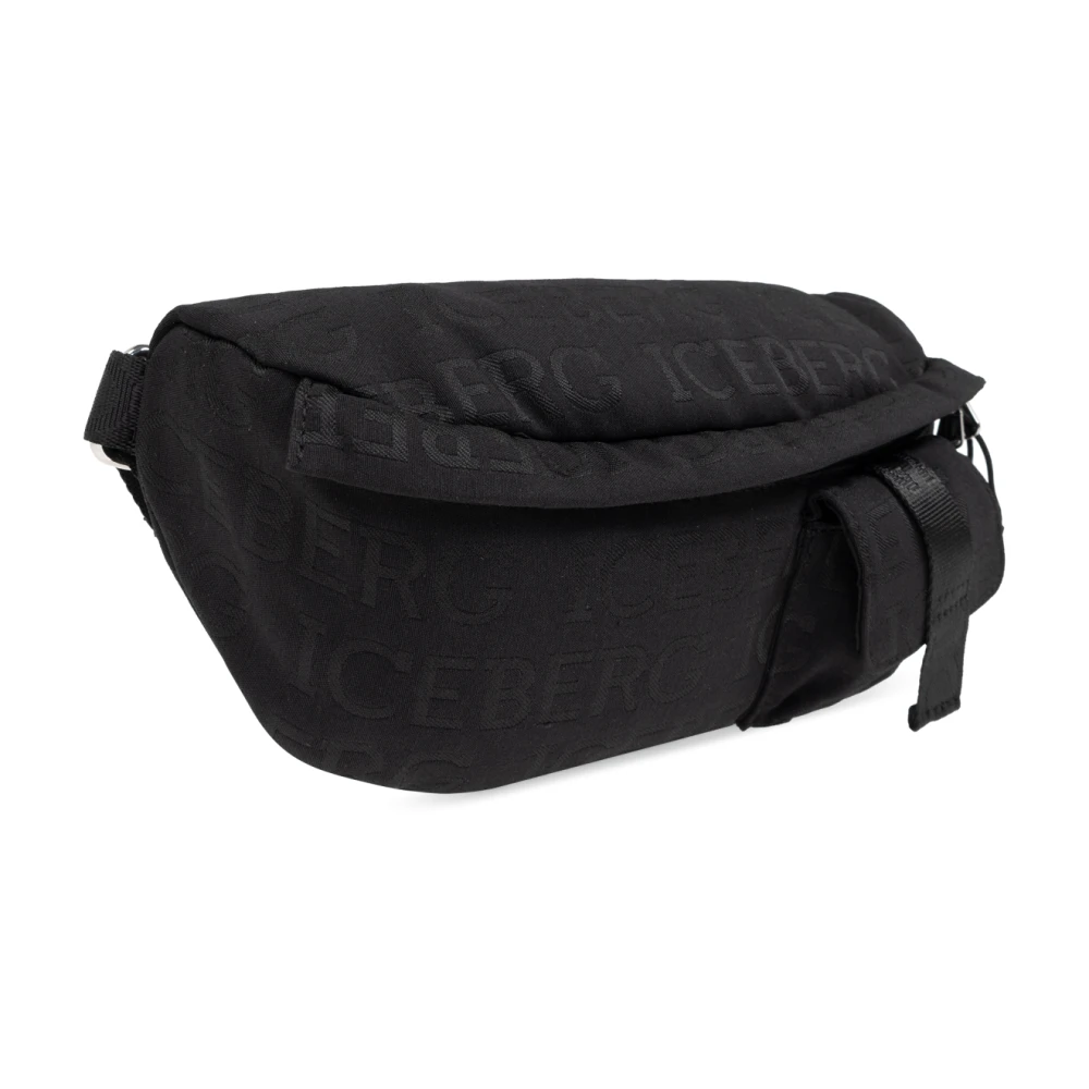 Iceberg Heuptas met logo Black Heren