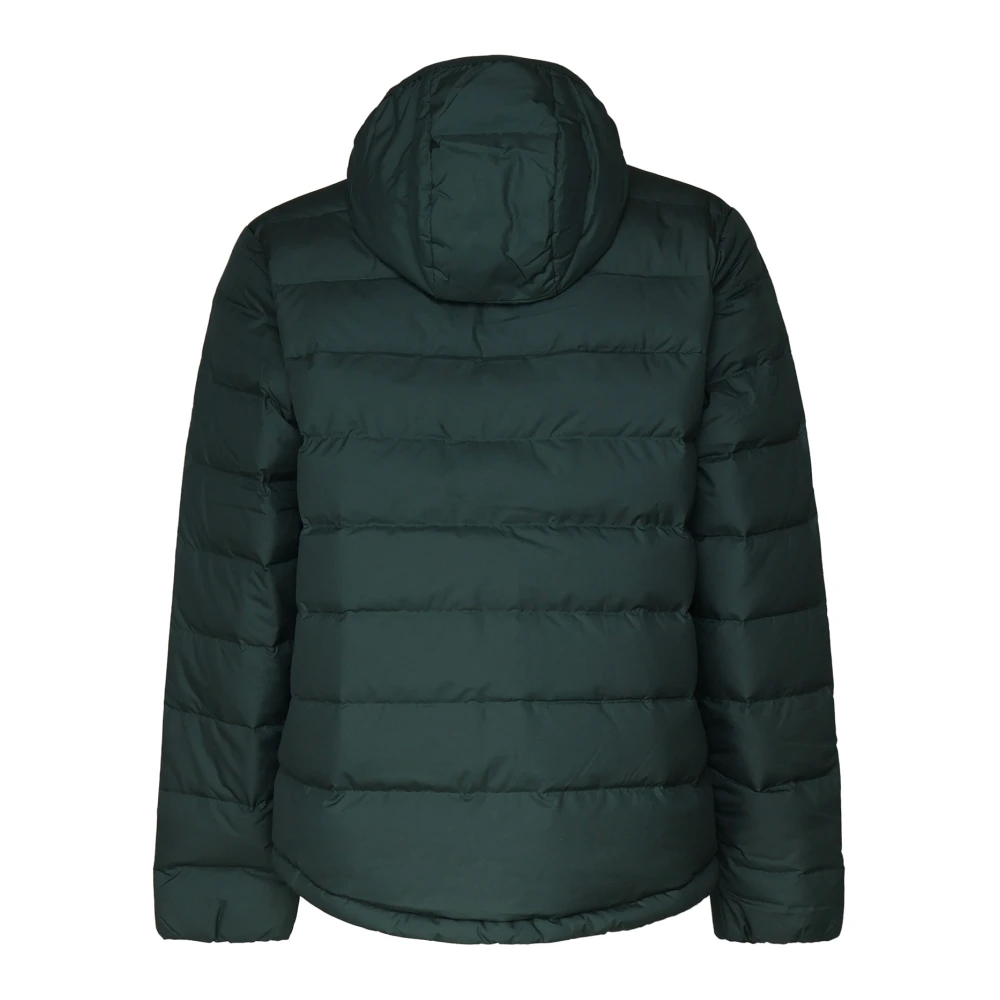 Jack Wolfskin Groene Nylon Hooded Ritsjas Black Heren