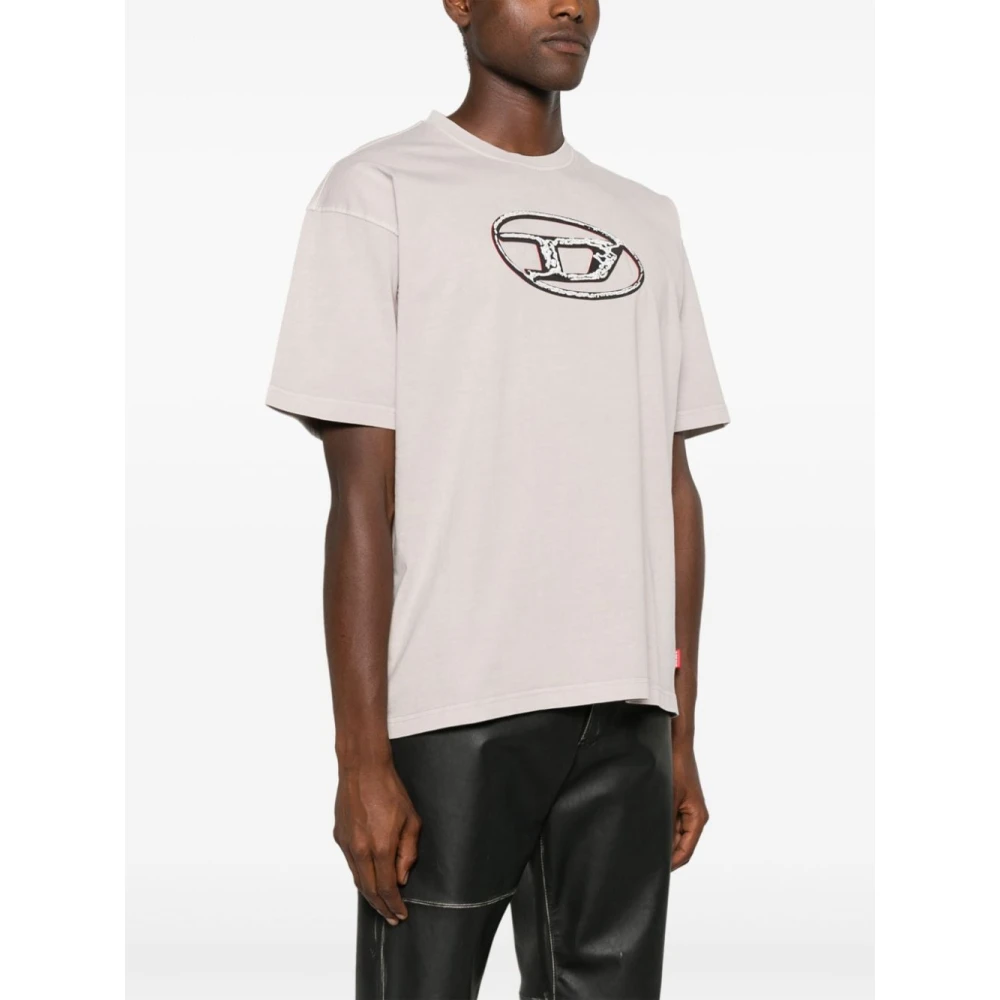 Diesel T-Jay T-Shirts Stijlvolle Collectie Beige Heren