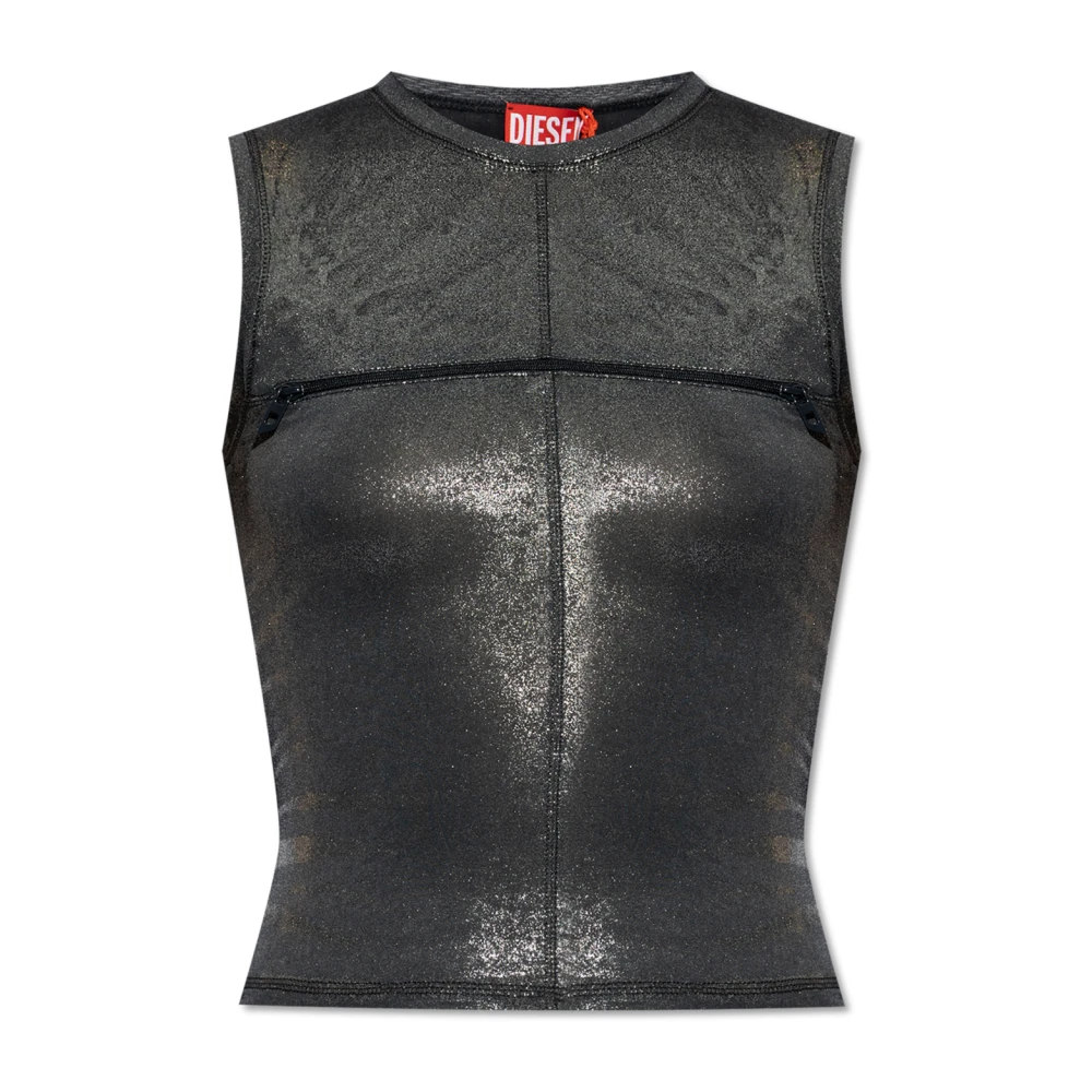 Diesel Grijze Top voor Mannen Gray Dames