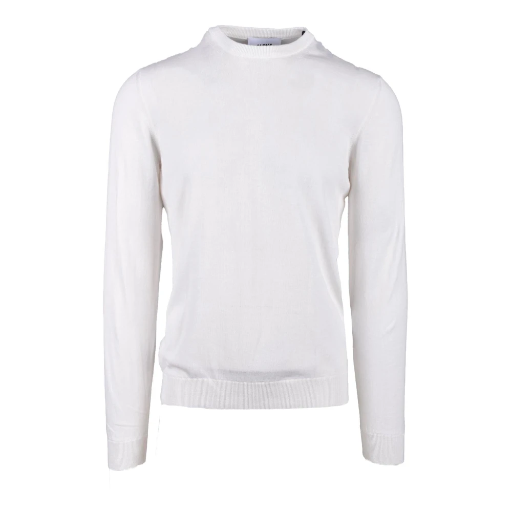 Alpha Studio Katoenen Gebreide Top White Heren