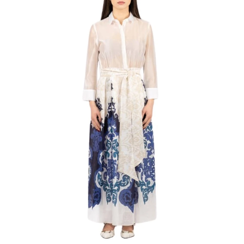 Hanita Women's Multicolor Abito Stampato - Shirt Dresses - M - Dresses
