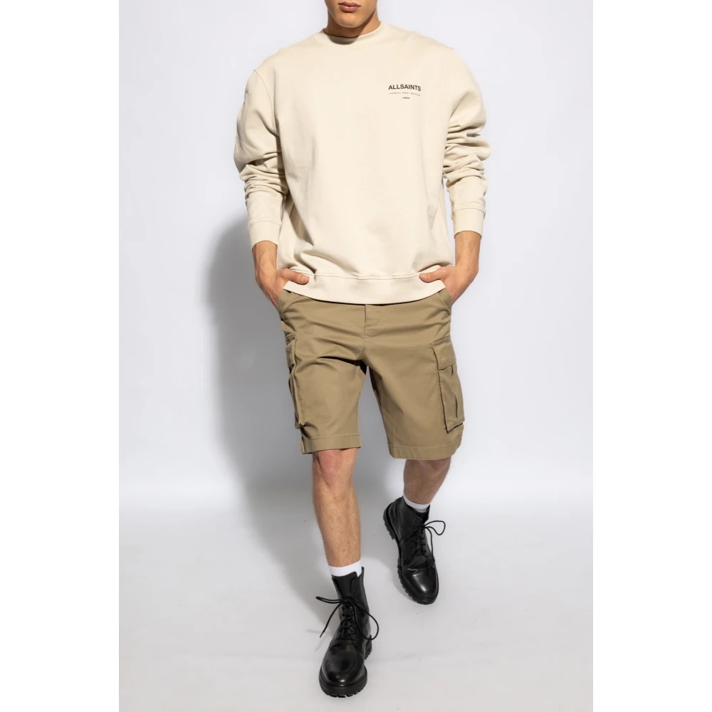 AllSaints Shorts met Slane-zakken Green Heren
