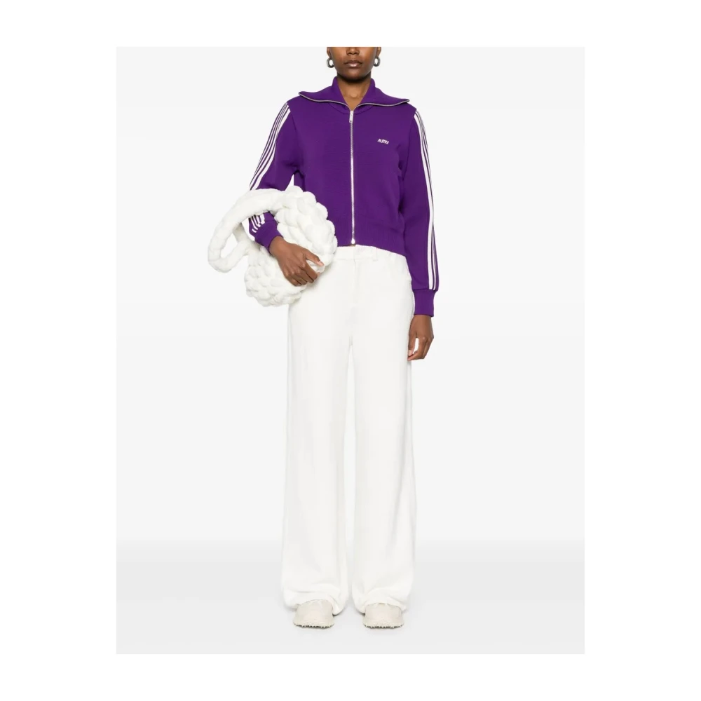 Autry Zip-through Jacket Purple Dames