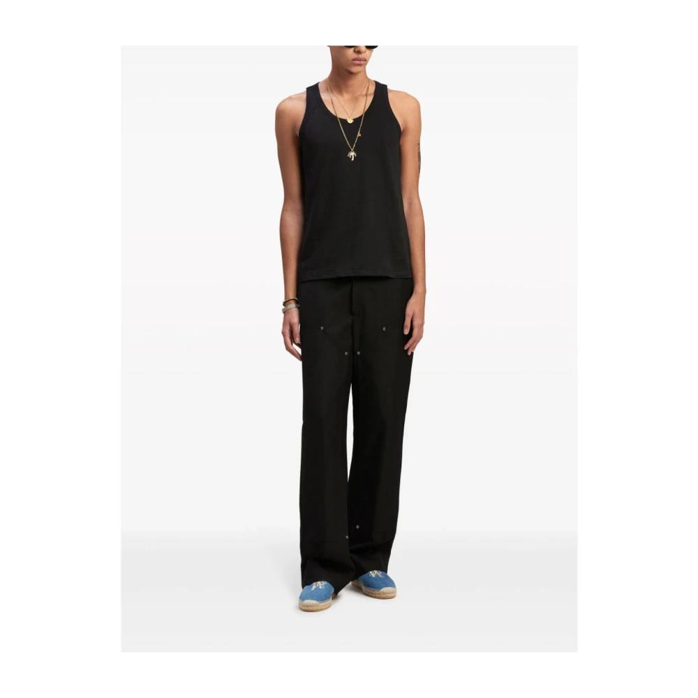 Palm Angels Trousers Black Heren