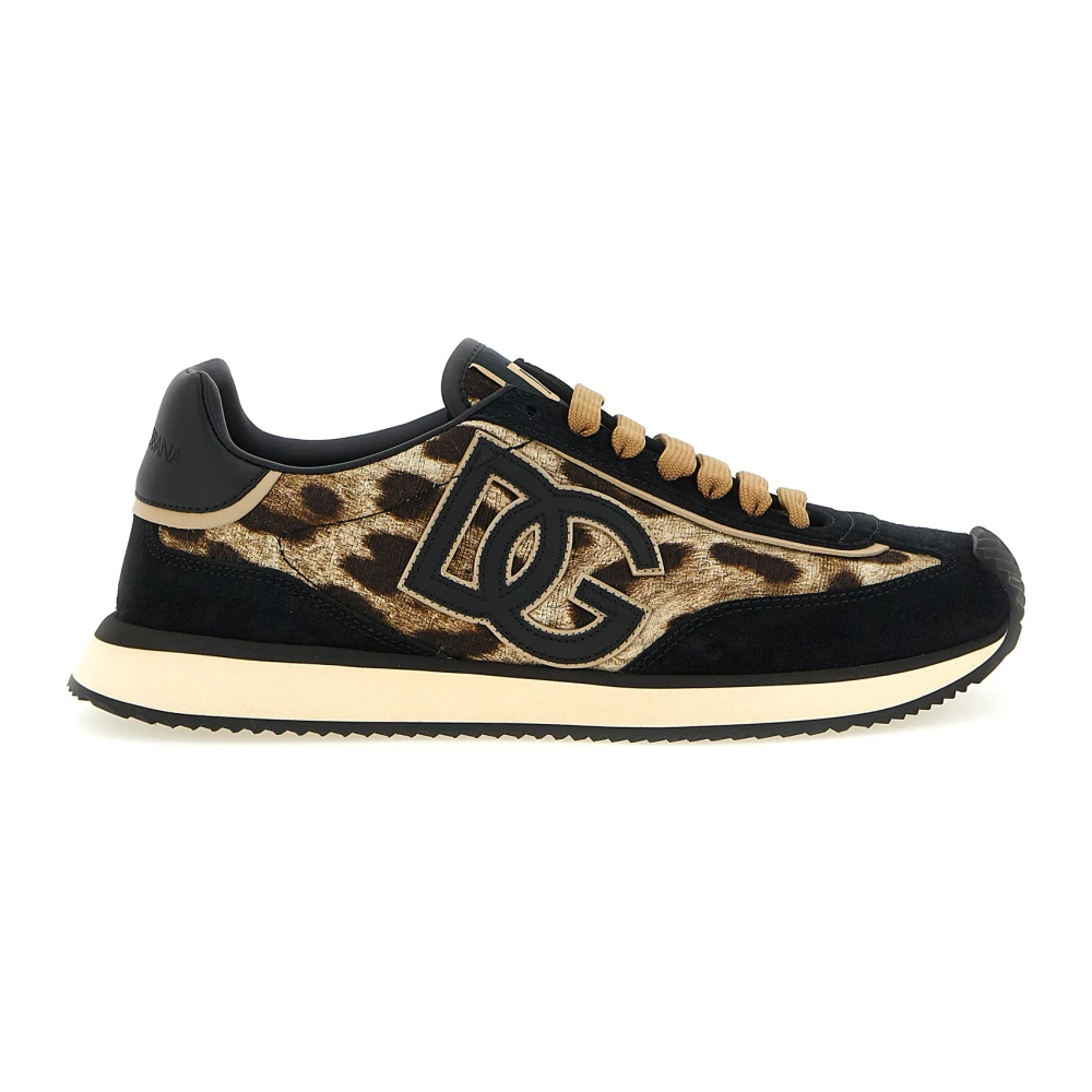 Dolce & Gabbana , Sneakers, Female, Multicolor, 4 Uk, Dg Cushion Low-Top Trainers
