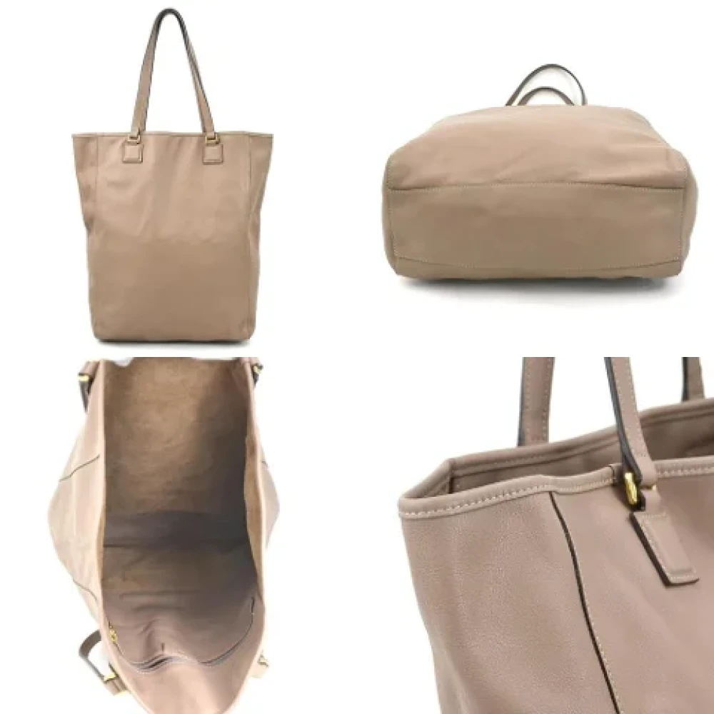 Loewe Pre-owned Leather totes Gray Dames