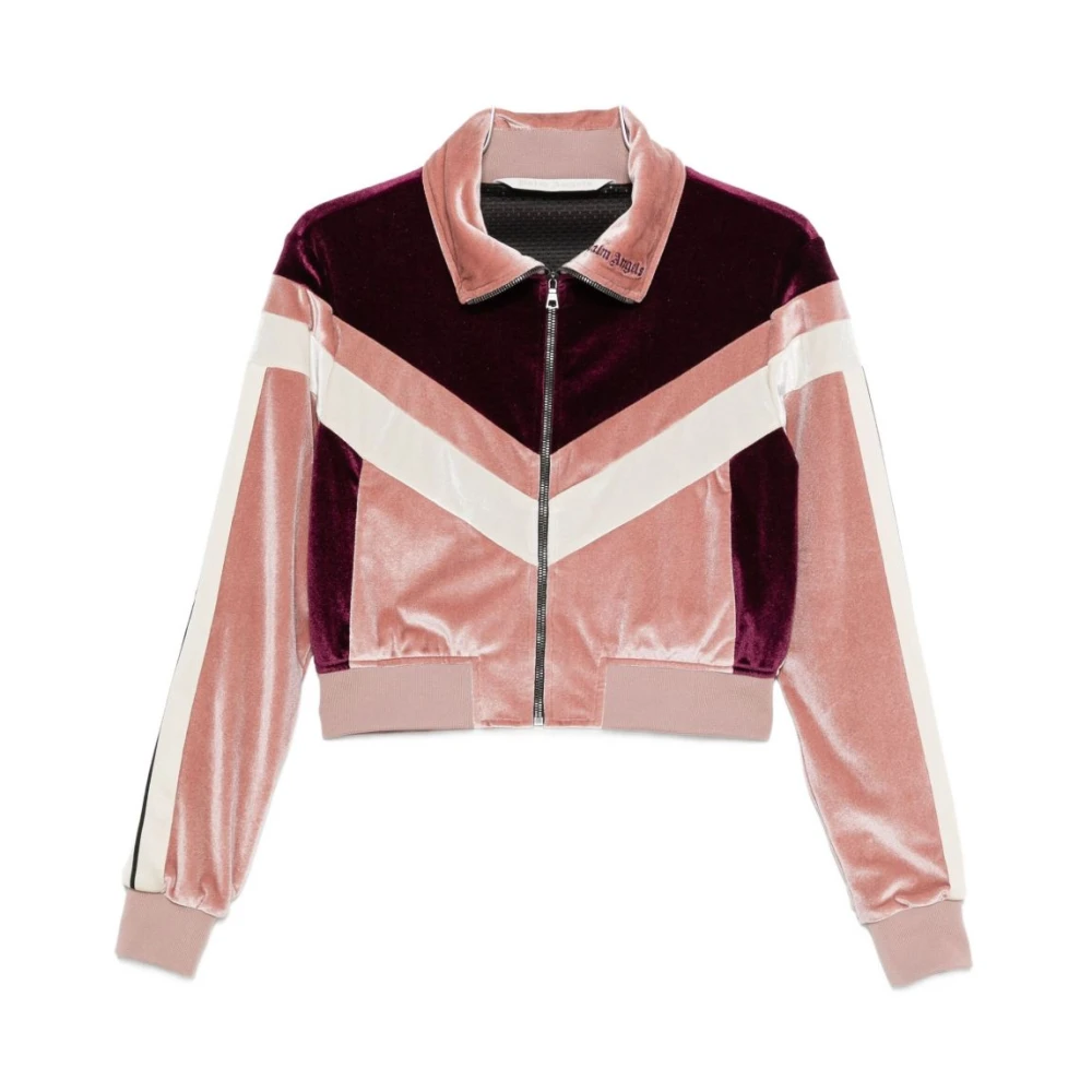 Palm Angels Vrouw Roze Hoodies & Sweatvesten Dames, S, Polyester, Sweatshirt