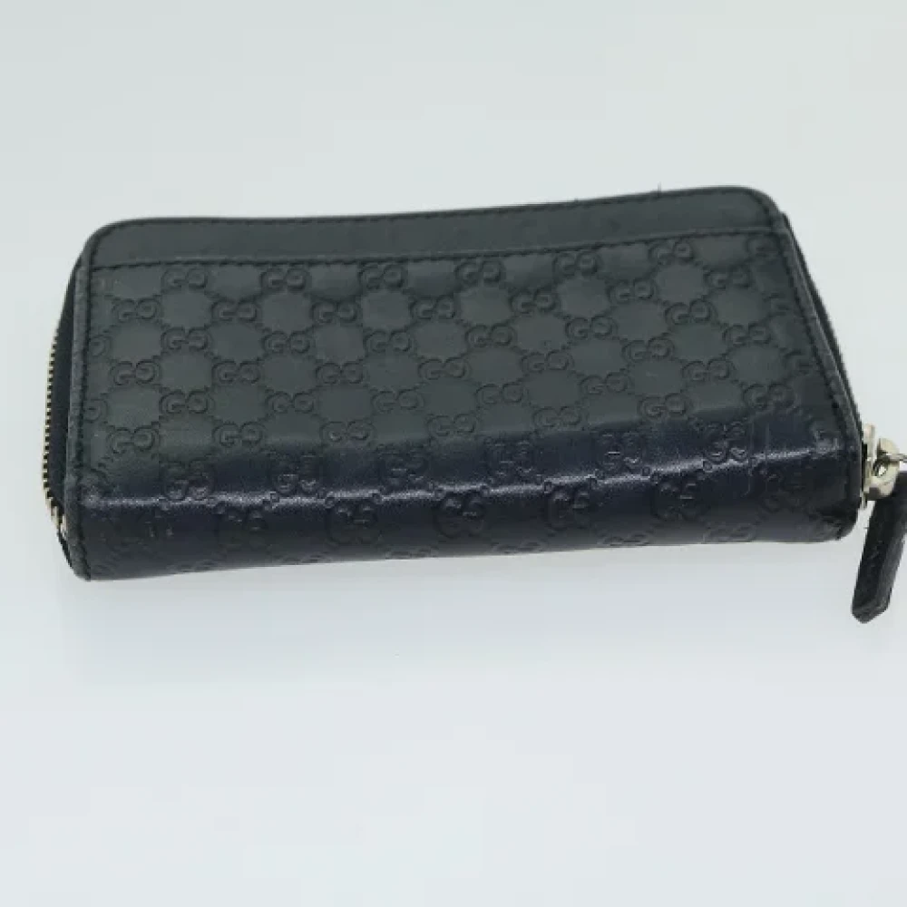 Gucci Vintage Pre-owned Canvas wallets Blue Dames
