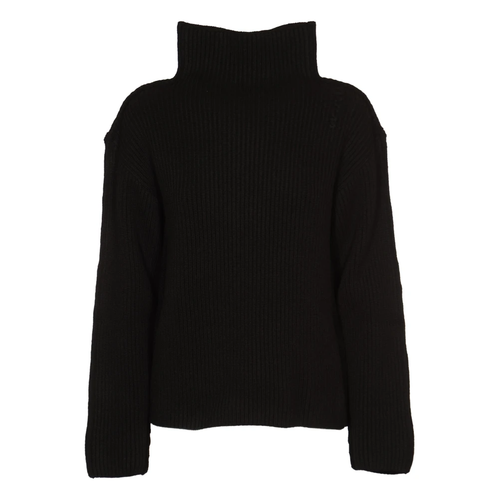 Sort Turtleneck Genser