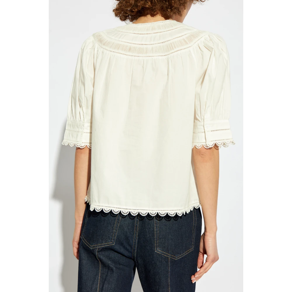 Ulla Johnson Top Dylan Beige Dames