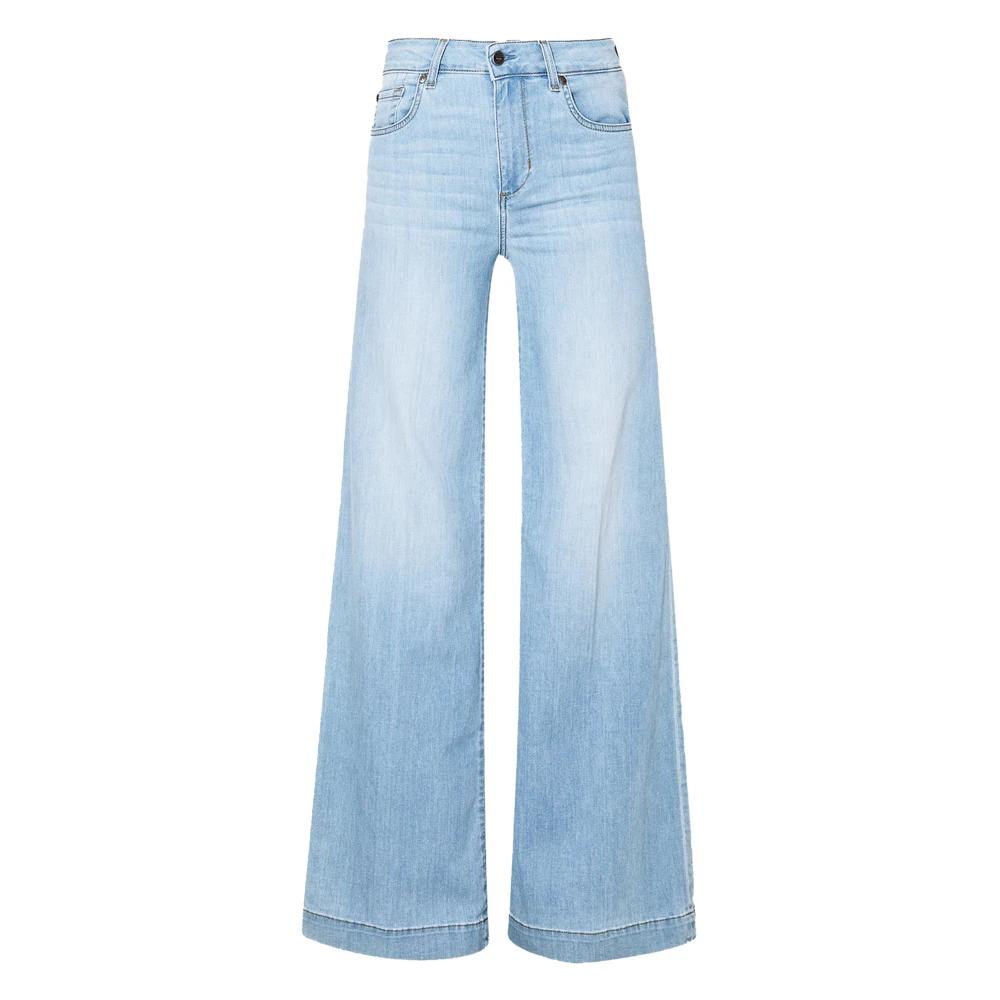 Liu Jo Wide leg regular fit jeans Mendola L34 blauw