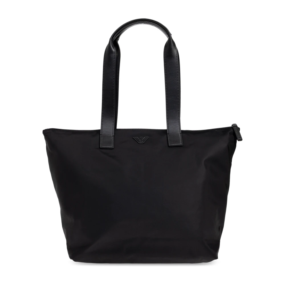 Emporio Armani Uomo Nero - Asv Medium Shopper Bag - Bags - One Size