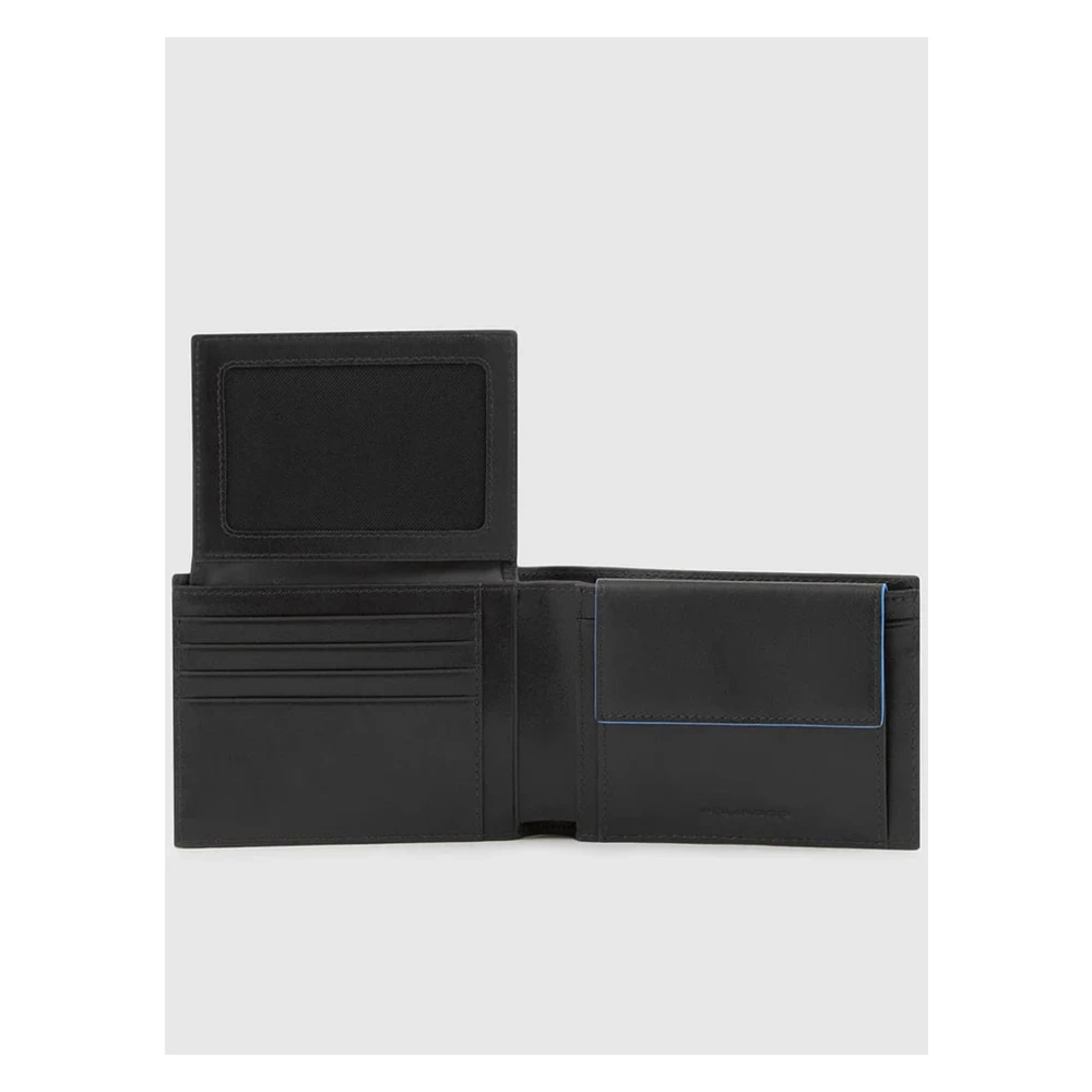 Piquadro Zwarte Portemonnee Black Dames