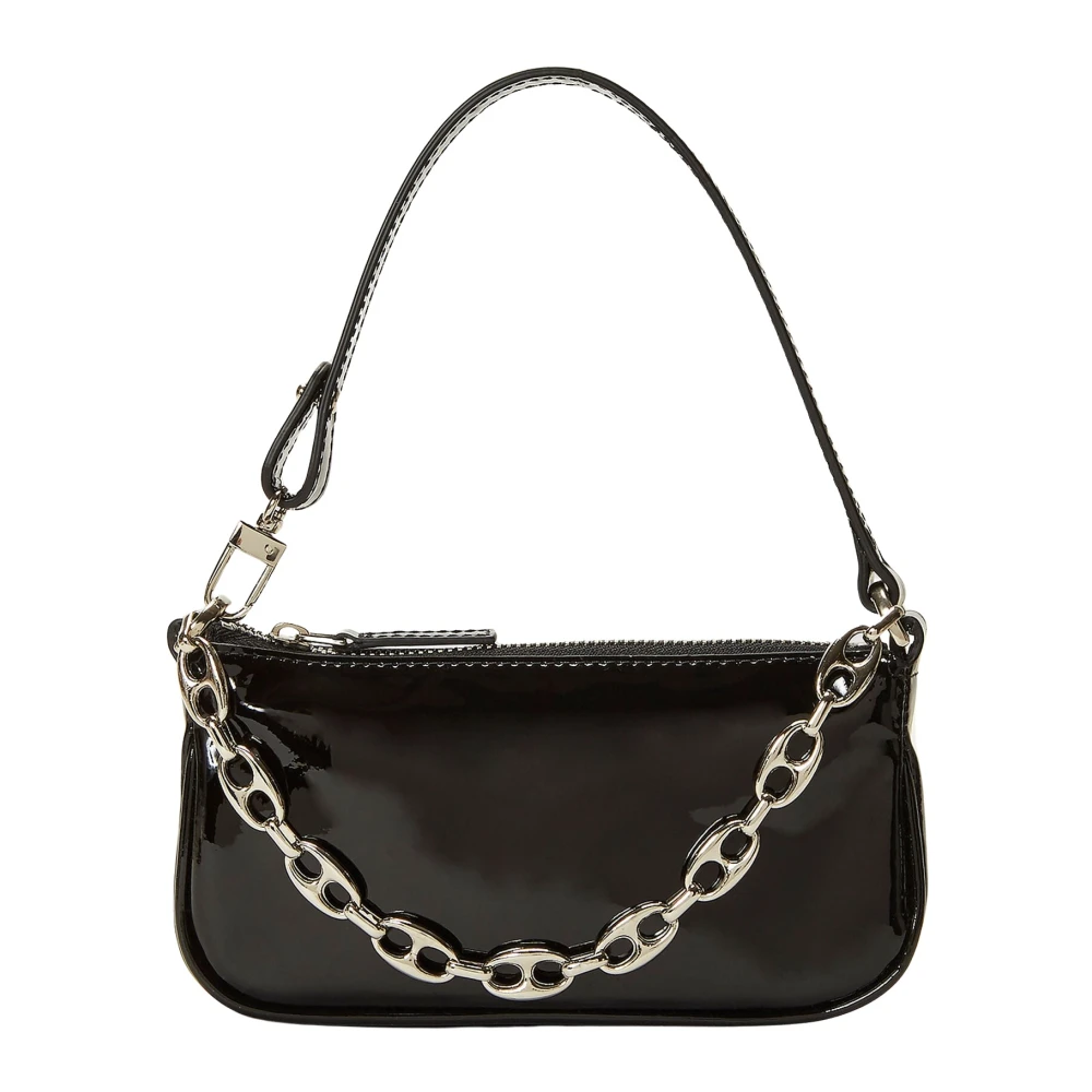 By Far Black Shoulder Bags, Female, One Size, Mini Rachel Shoulder Bag