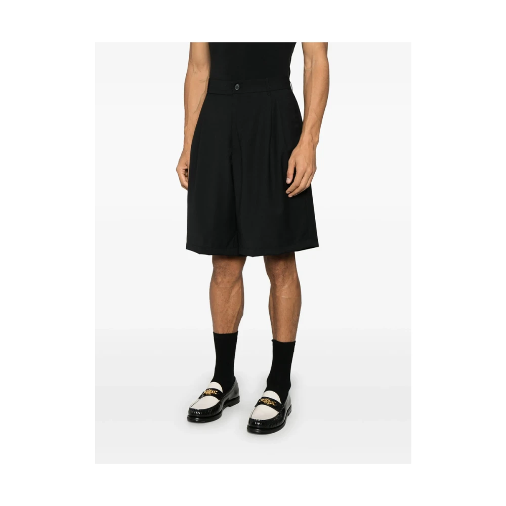 Family First Zwarte Shorts met Verborgen Rits en Zakken Black Heren
