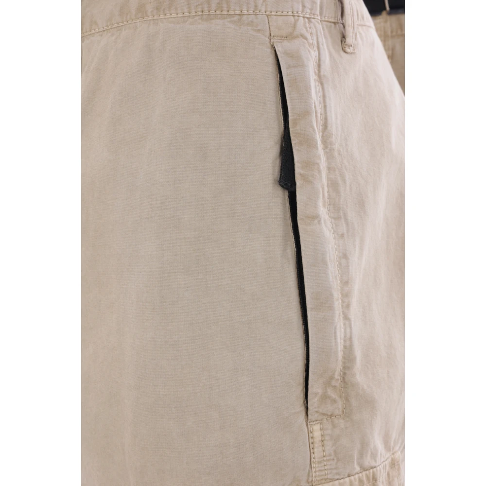 Stone Island Cargo Shorts in Beige met Meerdere Zakken Beige Heren