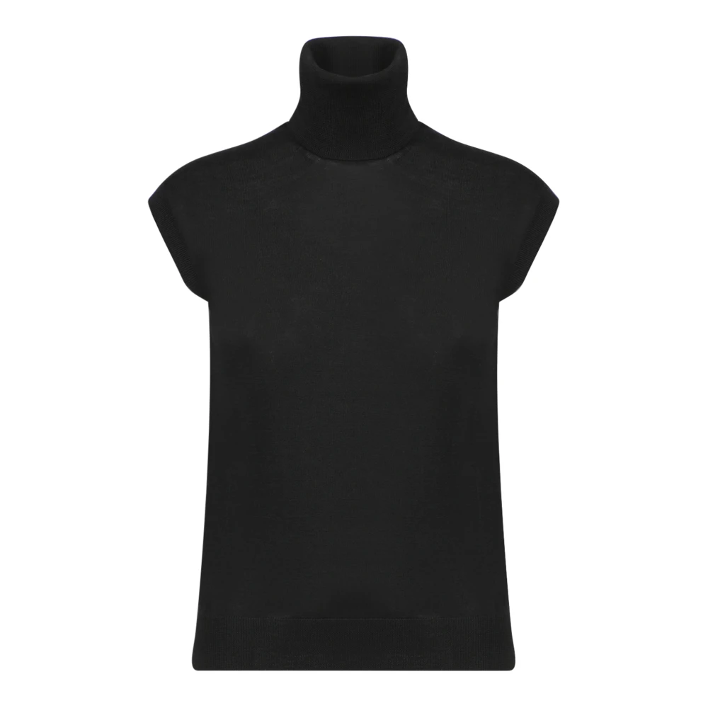 Blanca Vita Zwart Topkleding voor Vrouwen Aw24 Black Dames