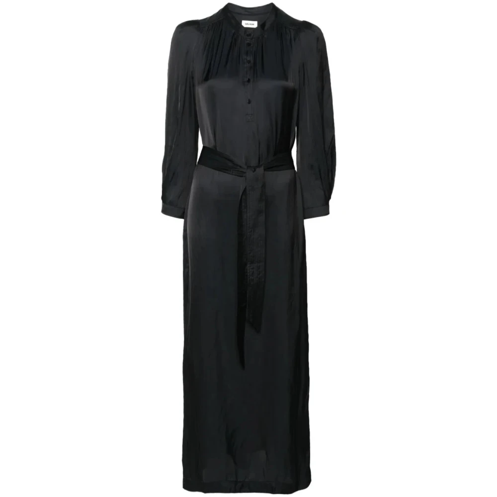 Zadig & Voltaire Shirt Dresses Black Dames