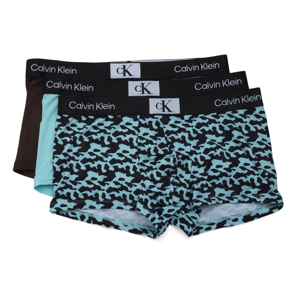 Calvin Klein 3-Pack Microfiber Boxer Briefs 1996 Multicolor Heren