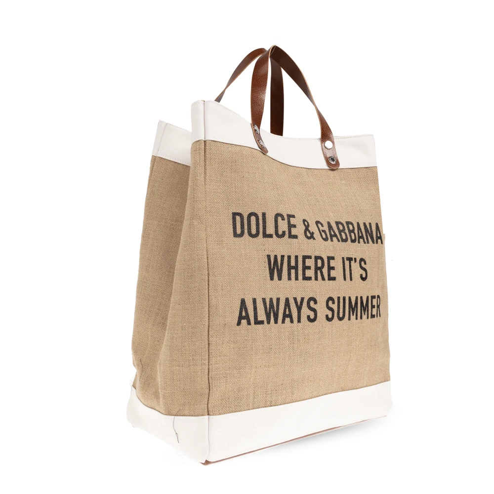 Dolce & Gabbana Tote Bags Beige Heren