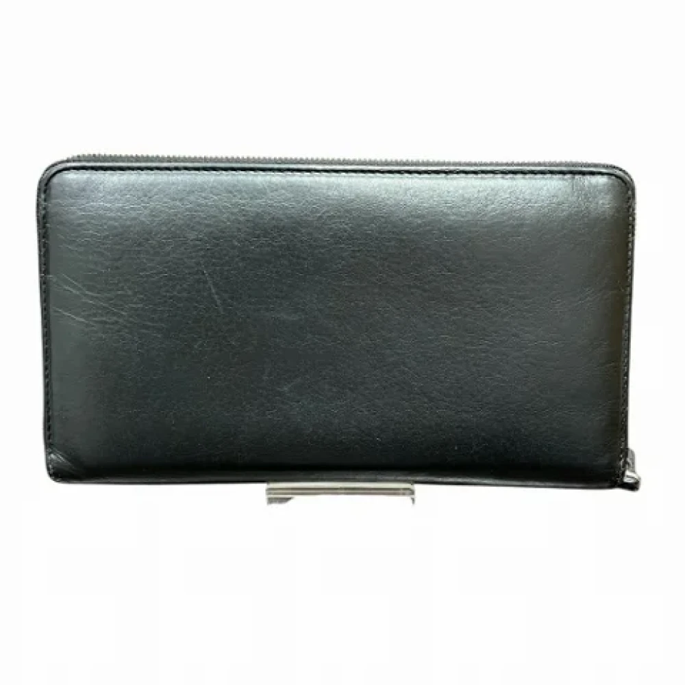 Balenciaga Vintage Pre-owned Leather wallets Black Heren
