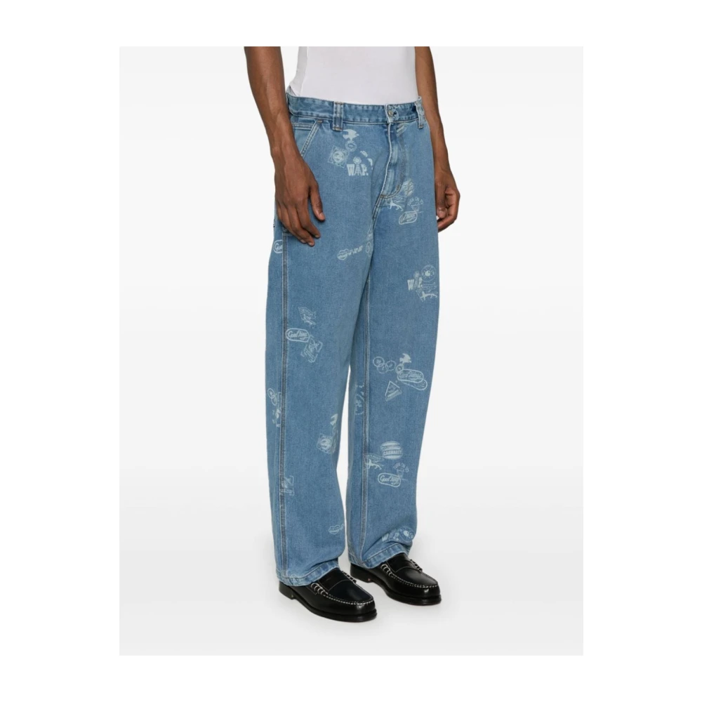 Carhartt WIP Stamp Pant Jeans Blue Heren