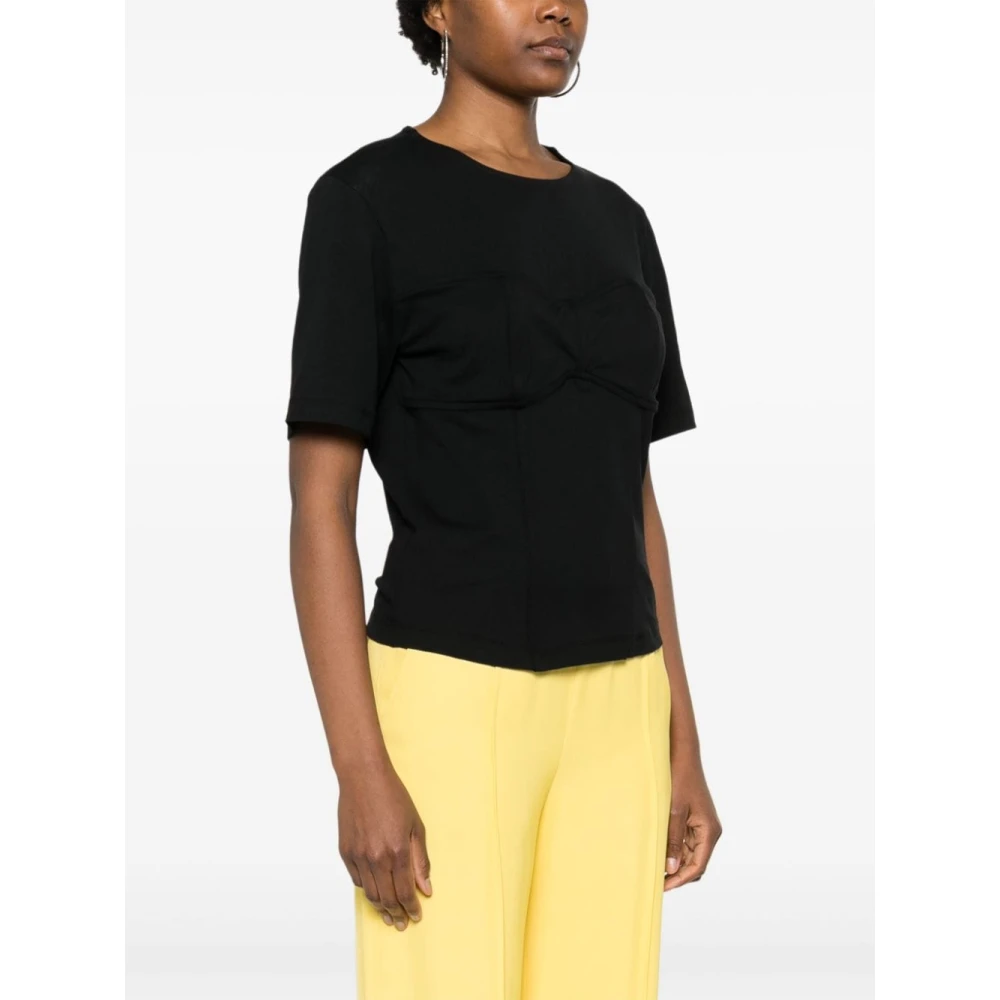 Federica Tosi T-Shirt Collectie Black Dames