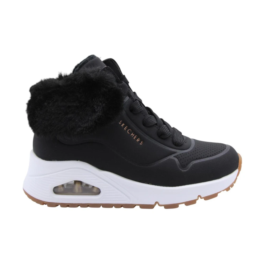Skechers Girls Black Kids Boots, 33 Eu, Kids Foam Block Boot