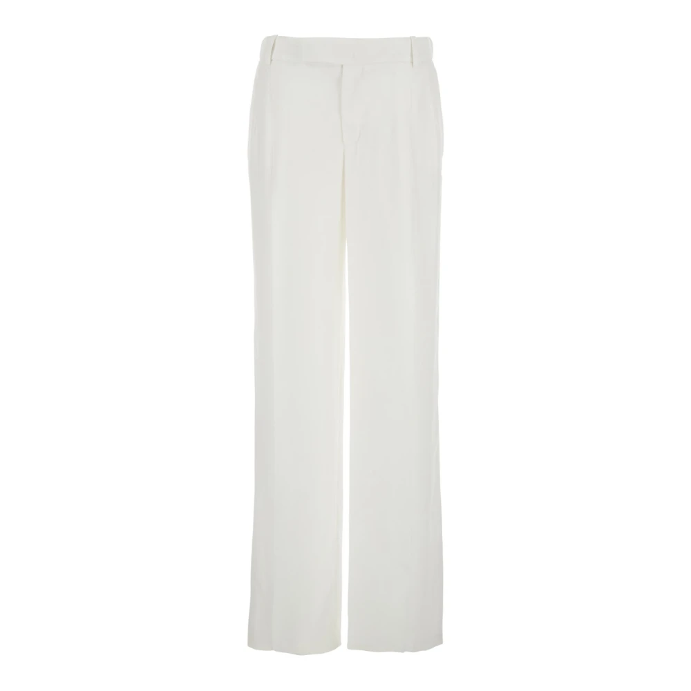 Federica Tosi Vita Palazzo Byxor med Front Pences White, Dam