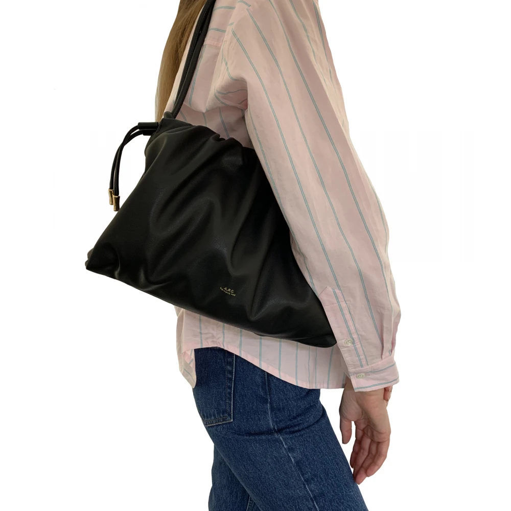 A.p.c. Zwarte Schoudertas Ninon Black Dames