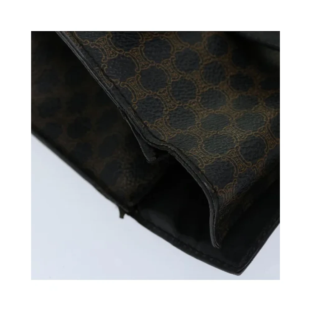 Celine Vintage Pre-owned Leather handbags Black Dames