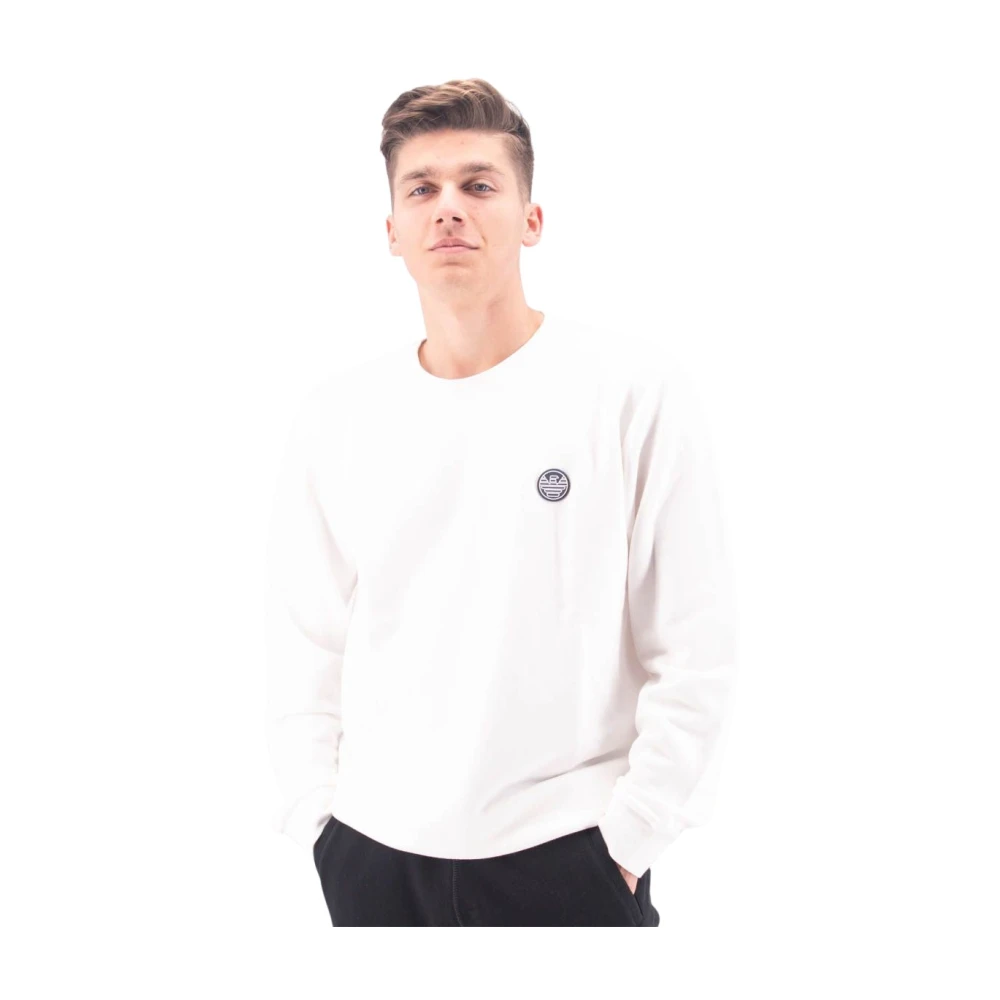 Armani Crewneck tröja White, Pojke