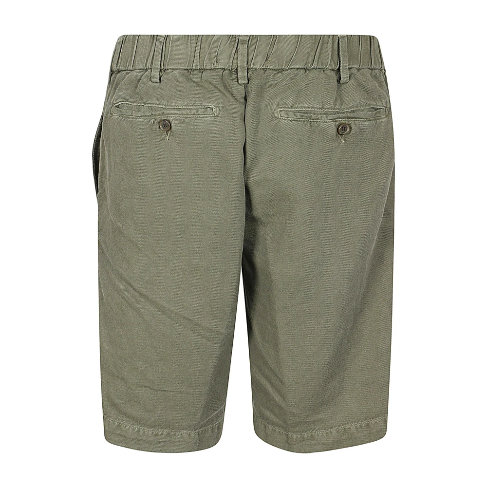 Myths Katoenen en Linnen Shorts Green Heren