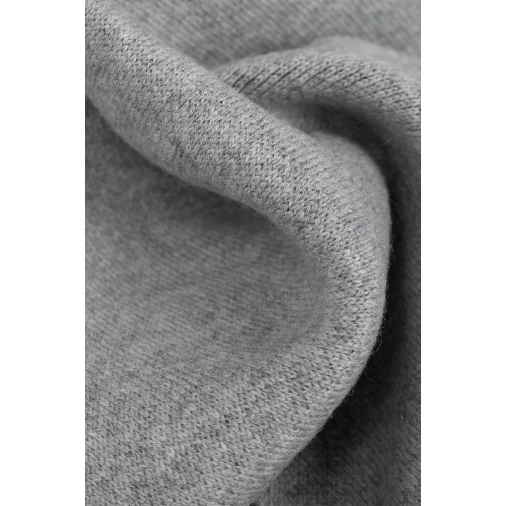 Dolce & Gabbana Sjaal met geborduurd logo Gray Heren