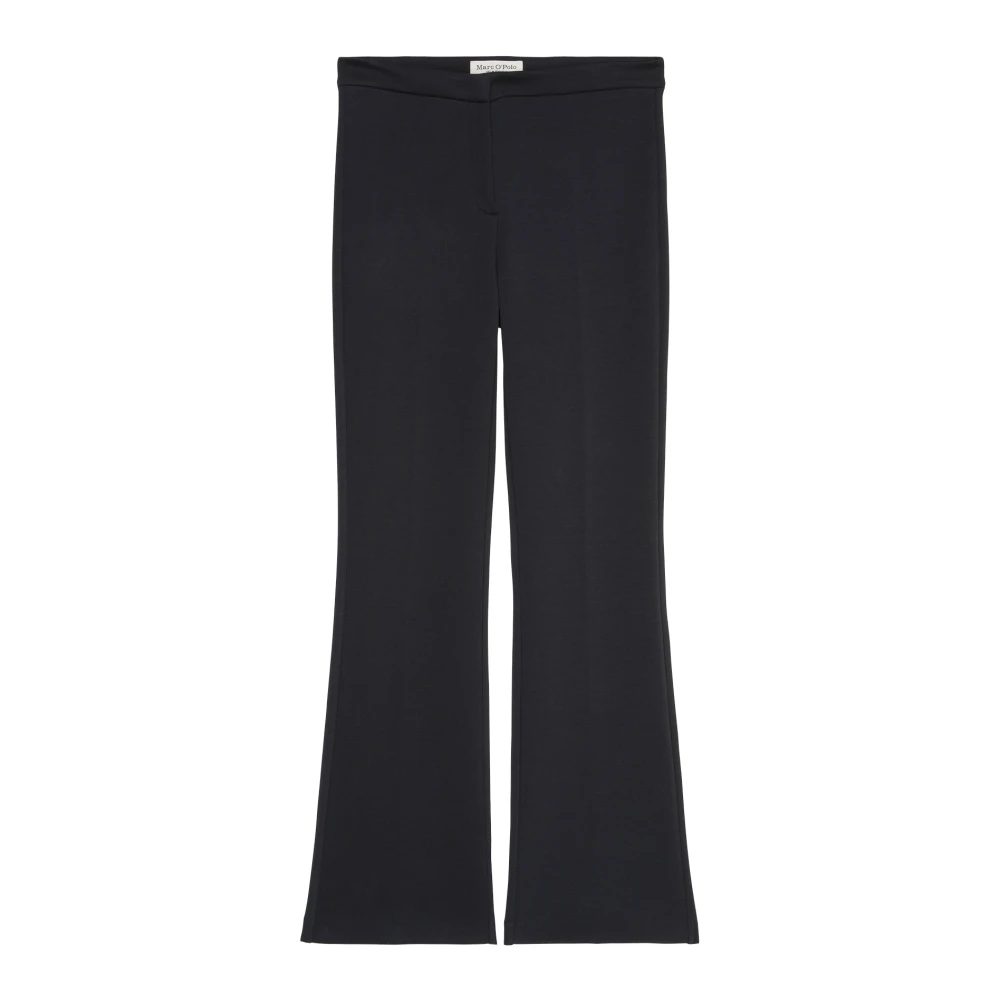 Marc O'Polo Jersey broek recht Blue Dames