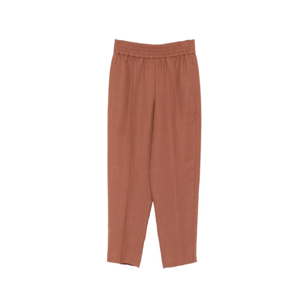 Brunello Cucinelli Women's Brown Pantalone Con Pinces