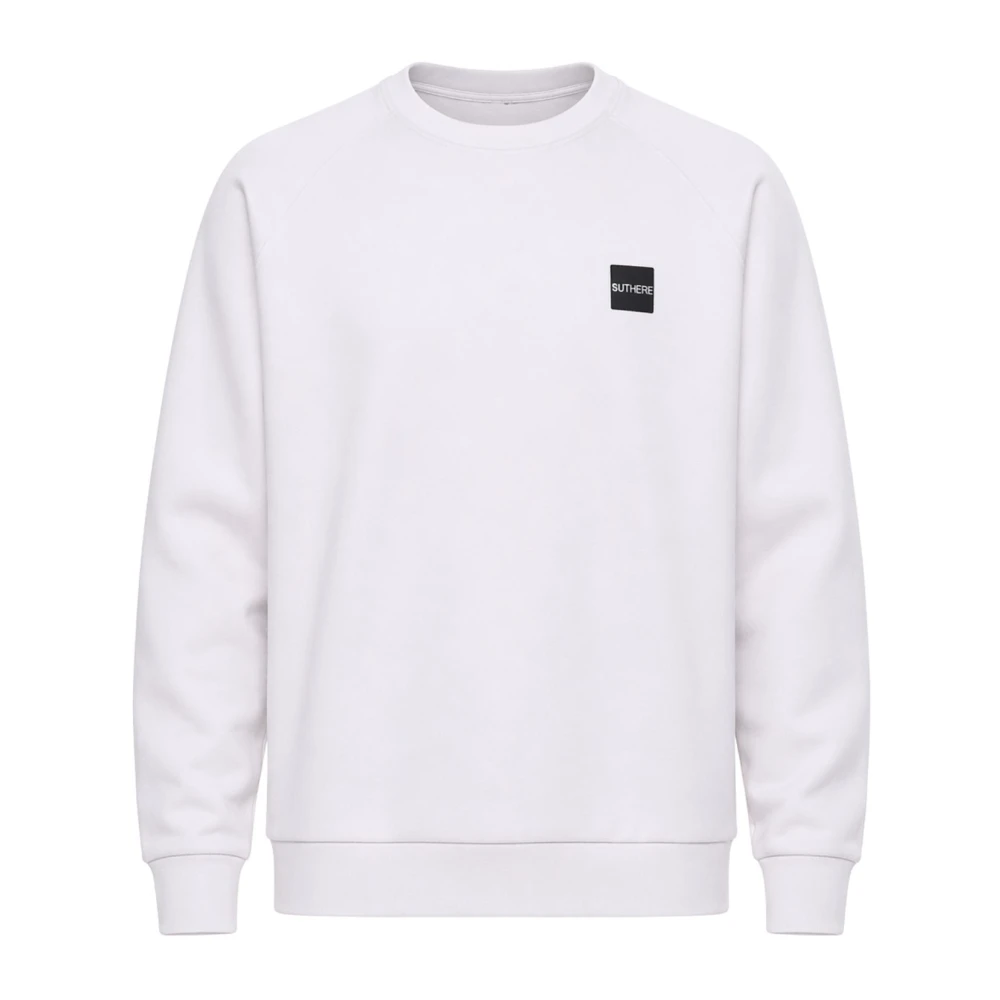 Outhere White Sweatshirts, Male, 2XL, Ariel Crewneck Sweatshirt