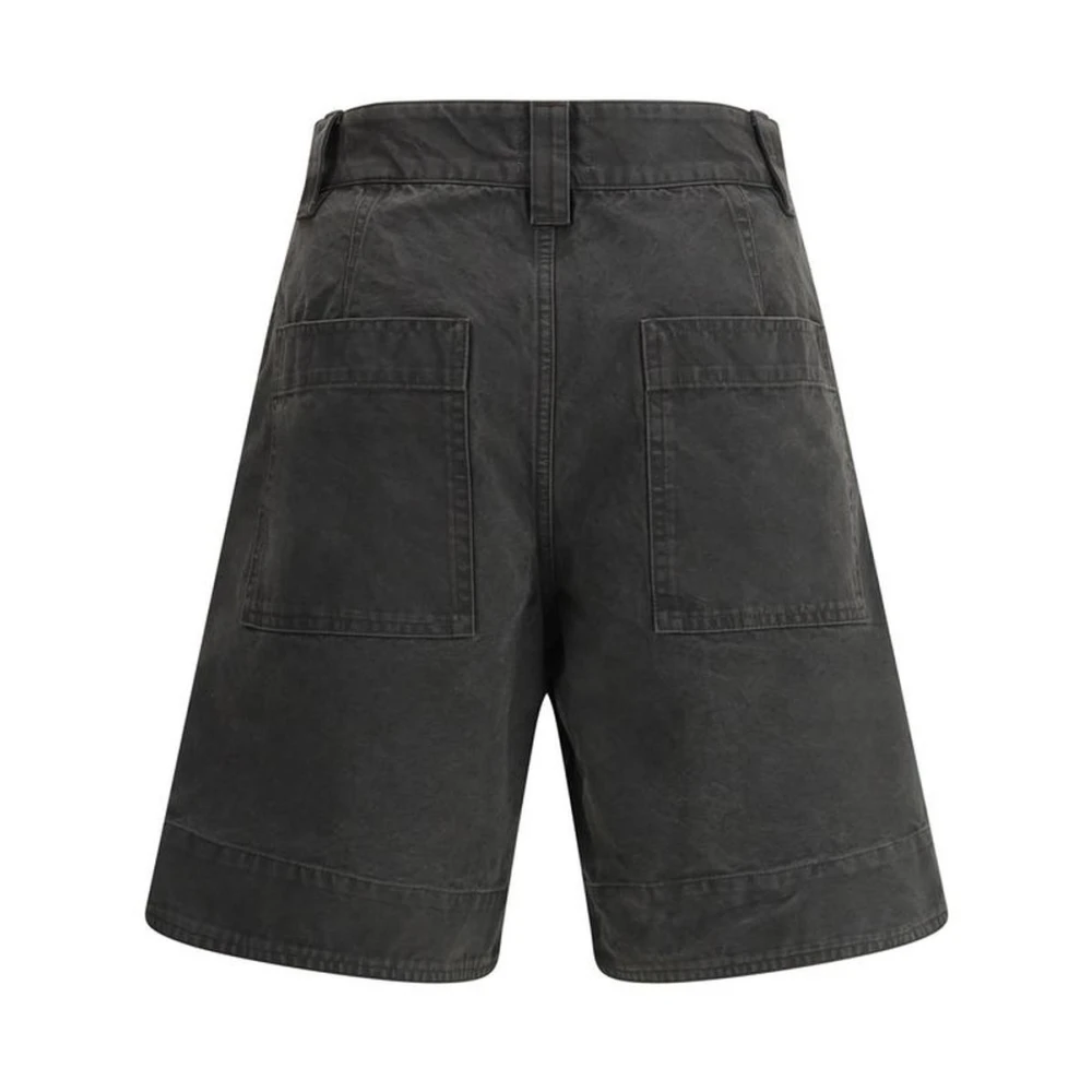 Isabel Marant Étoile Casual Oversized Shorts met Meerdere Zakken Black Dames