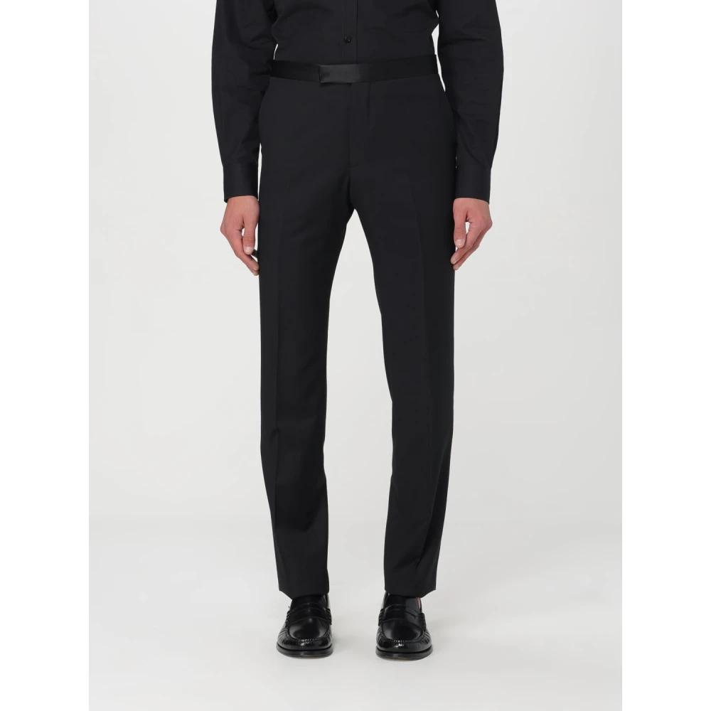 Tagliatore Single Breasted Suits Black Heren