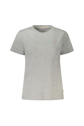 t-shirt-gris-en-coton-pour-femme-avec-logo